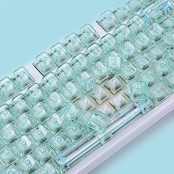 ASIMOU キーキャップ フルセット 透明 Amazon | CoolKiller クリアキーキャップセット メカニカル
